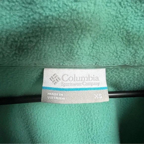 Women's Columbia Ladies' Snap Fleece Pullover Comfort‎ Stretch Hand Pockets XS - Picture 6 of 7